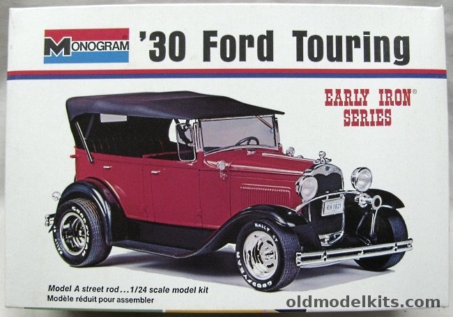 Monogram 1/24 1930 Ford Touring Street Rod - Early Iron Series, 8279 plastic model kit